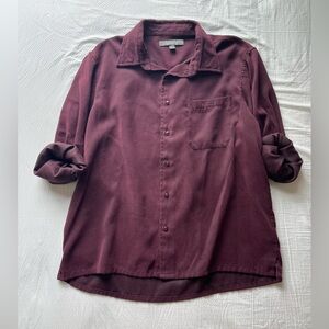 Croft & Barrow maroon men’s long-sleeve size L